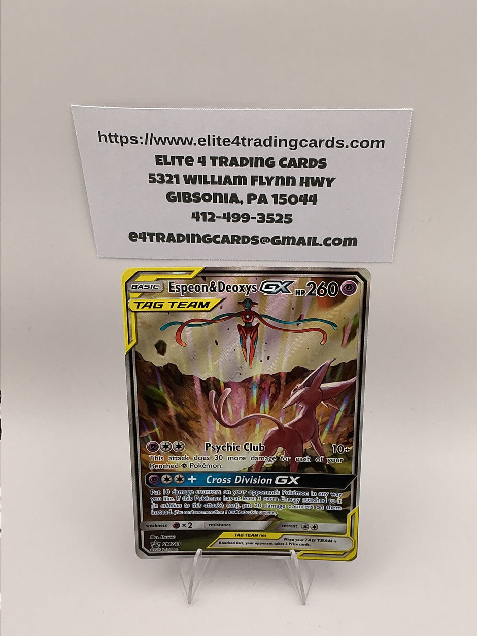 Espeon & Deoxys GX - SM240 - SM Promos (SMP)