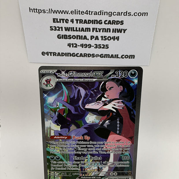 Marnie's Grimmsnarl ex - ME: Ascended Heroes (ASC) 287/217 - NM