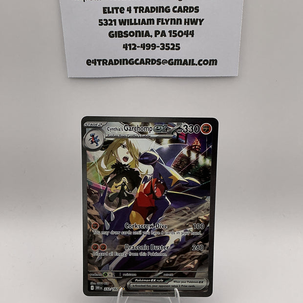 Cynthia's Garchomp ex - 232/182 - SV10: Destined Rivals (DRI) - NM