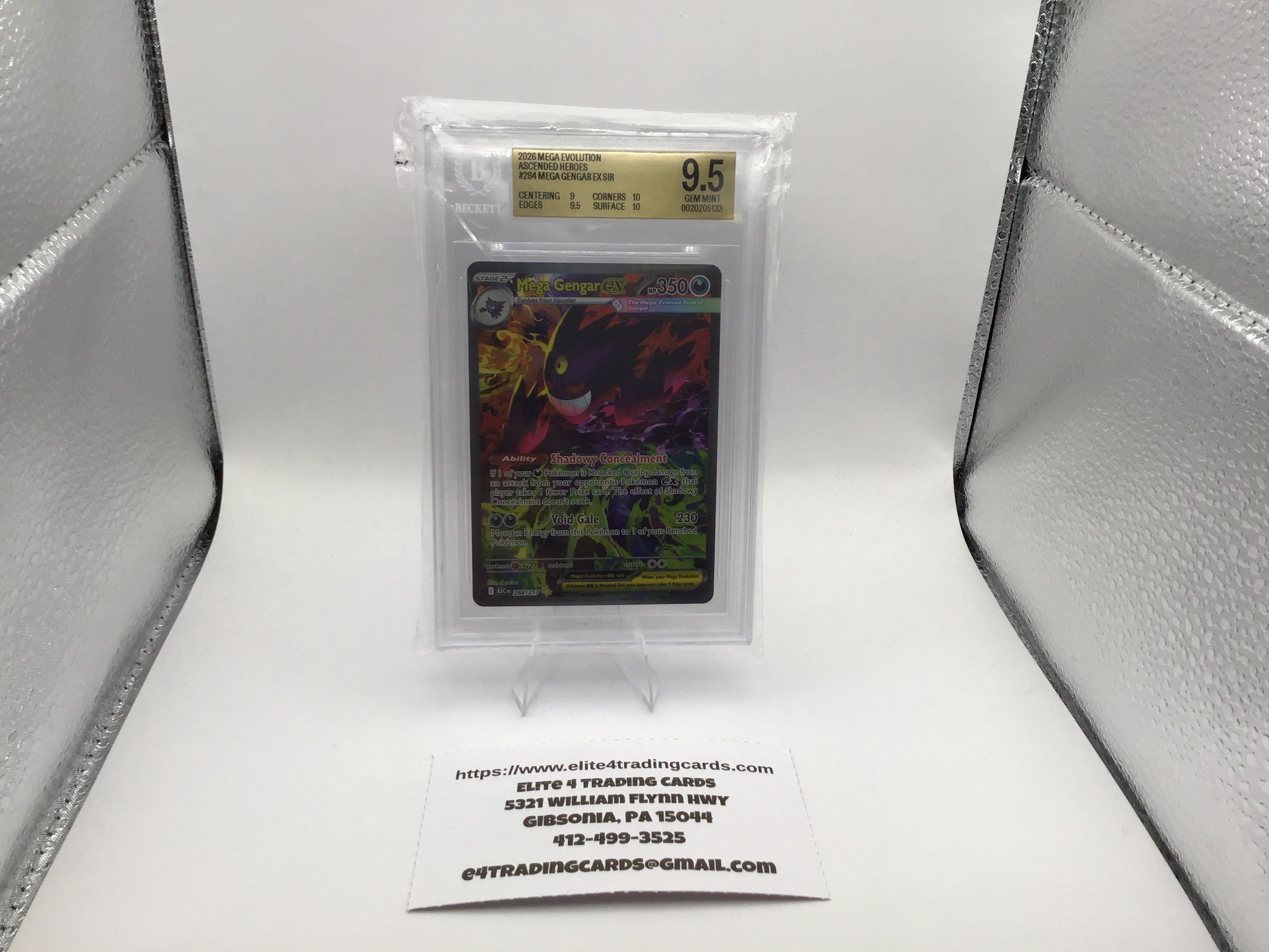 Mega Gengar ex #284 Pokemon Ascended Heroes (BGS 9.5)