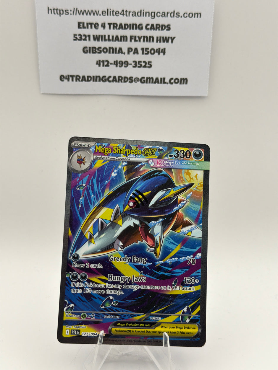 Mega Sharpedo ex - 127/094 - ME02: Phantasmal Flames (PFL)