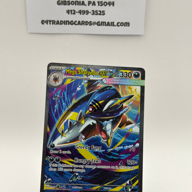 Mega Sharpedo ex - 127/094 - ME02: Phantasmal Flames (PFL) - NM