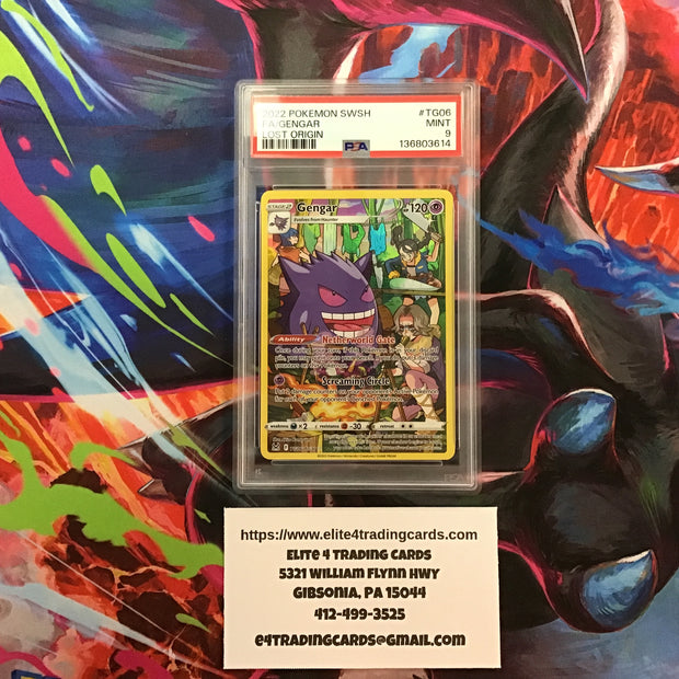 Gengar #TG06 Pokemon Lost Origin (PSA 9)