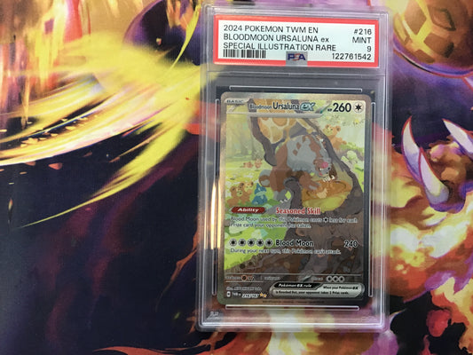 PSA 9 Bloodmoon Ursaluna ex