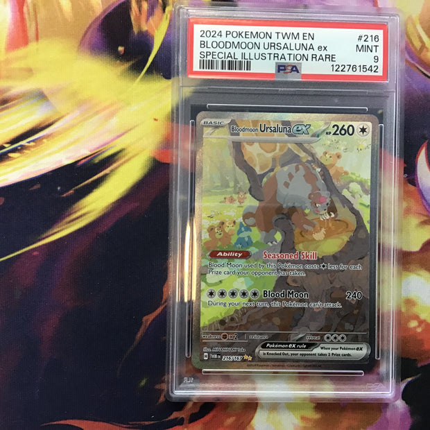 PSA 9 Bloodmoon Ursaluna ex