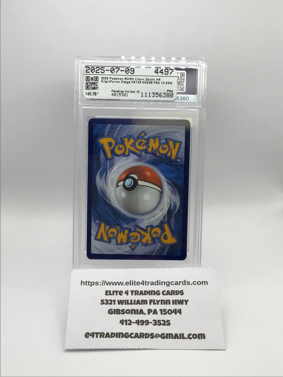 Origin Forme Dialga VSTAR (Secret) - SWSH: Crown Zenith: Galarian Gallery (CRZ:GG) (PSA 10)