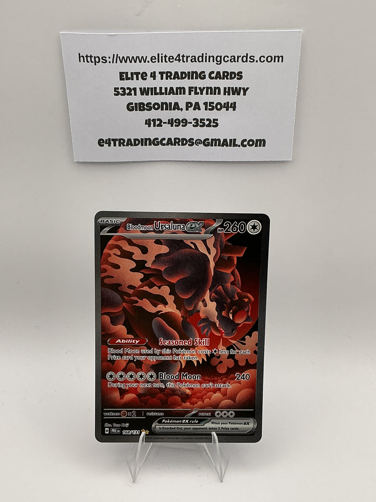 Bloodmoon Ursaluna ex - SV: Prismatic Evolutions (PRE)