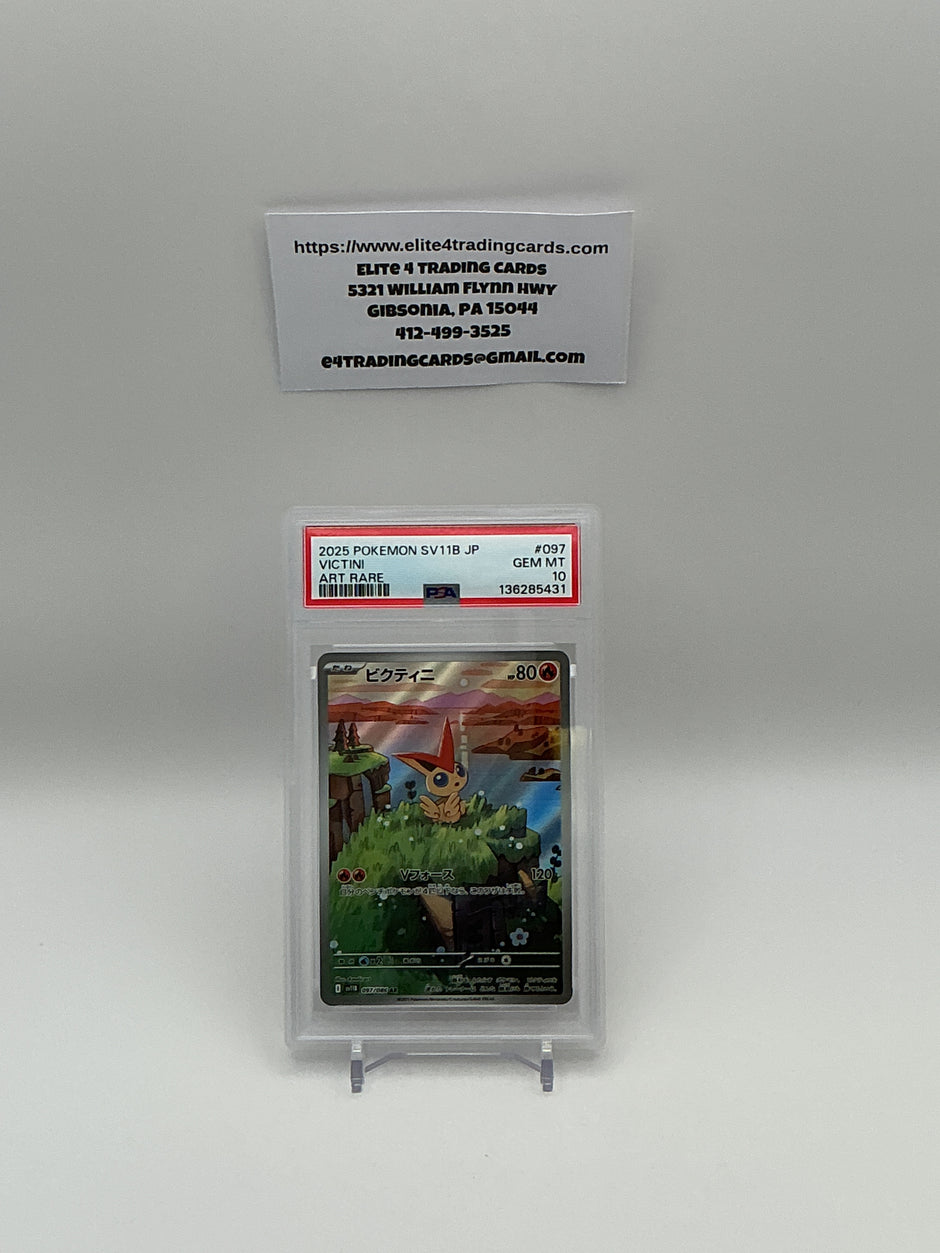 Victini #97 Japanese Black Bolt (PSA 10)