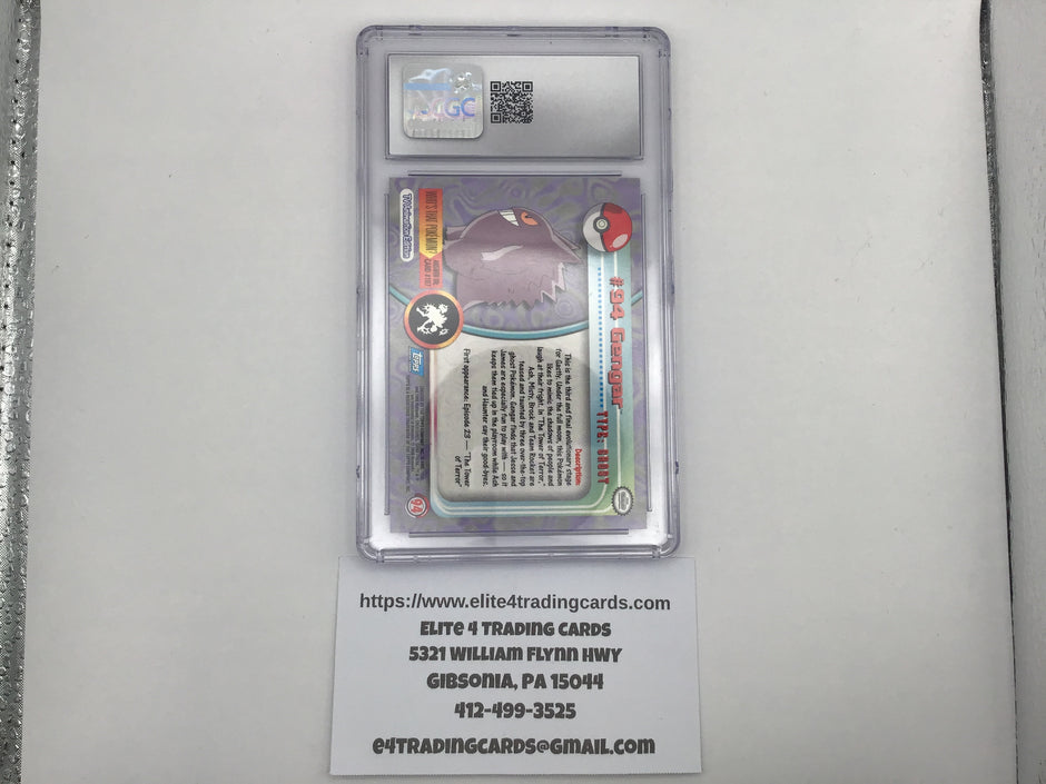 Gengar #94 Pokemon 2000 Topps Chrome (CGC 9)