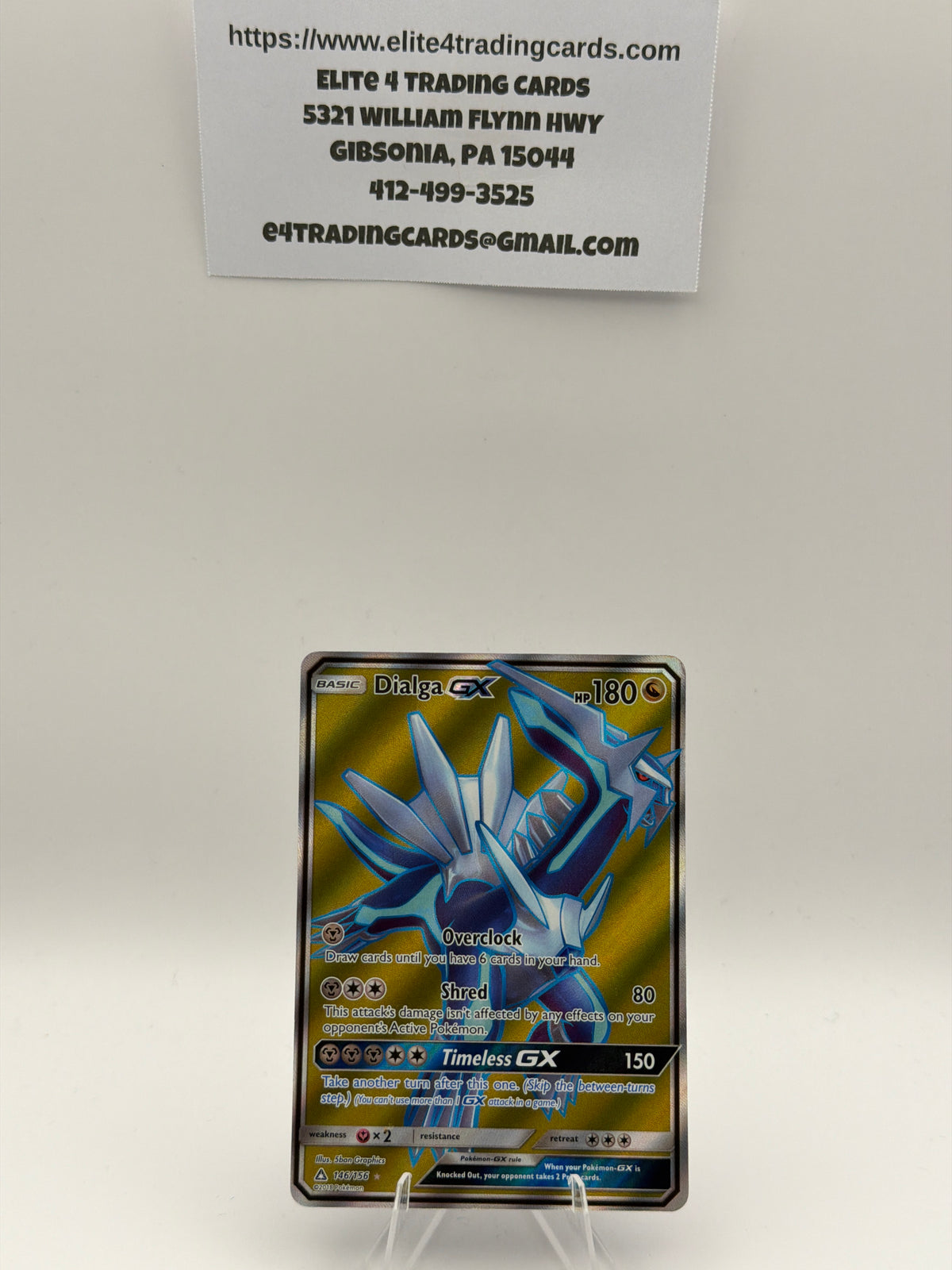 Dialga GX (Full Art) - SM - Ultra Prism (SM05) - LP