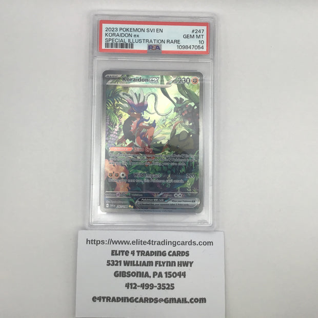 Koraidon ex #247 Pokemon Scarlet & Violet (PSA 10)