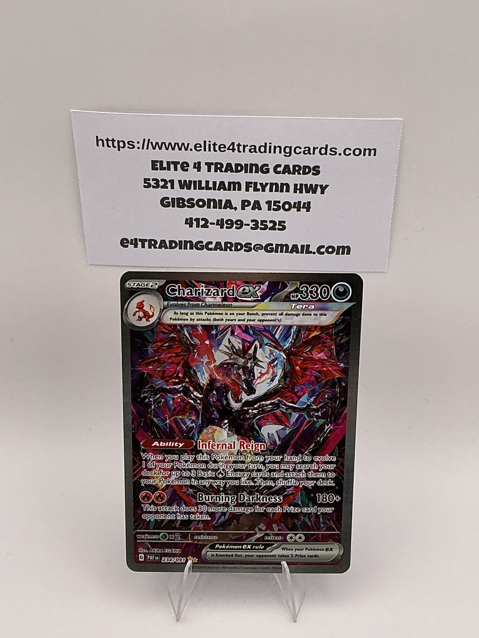 Charizard ex - 234/091 - SV: Paldean Fates (PAF) - NM