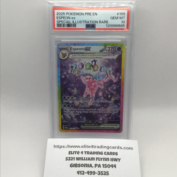 Espeon ex #155 (PSA 10)