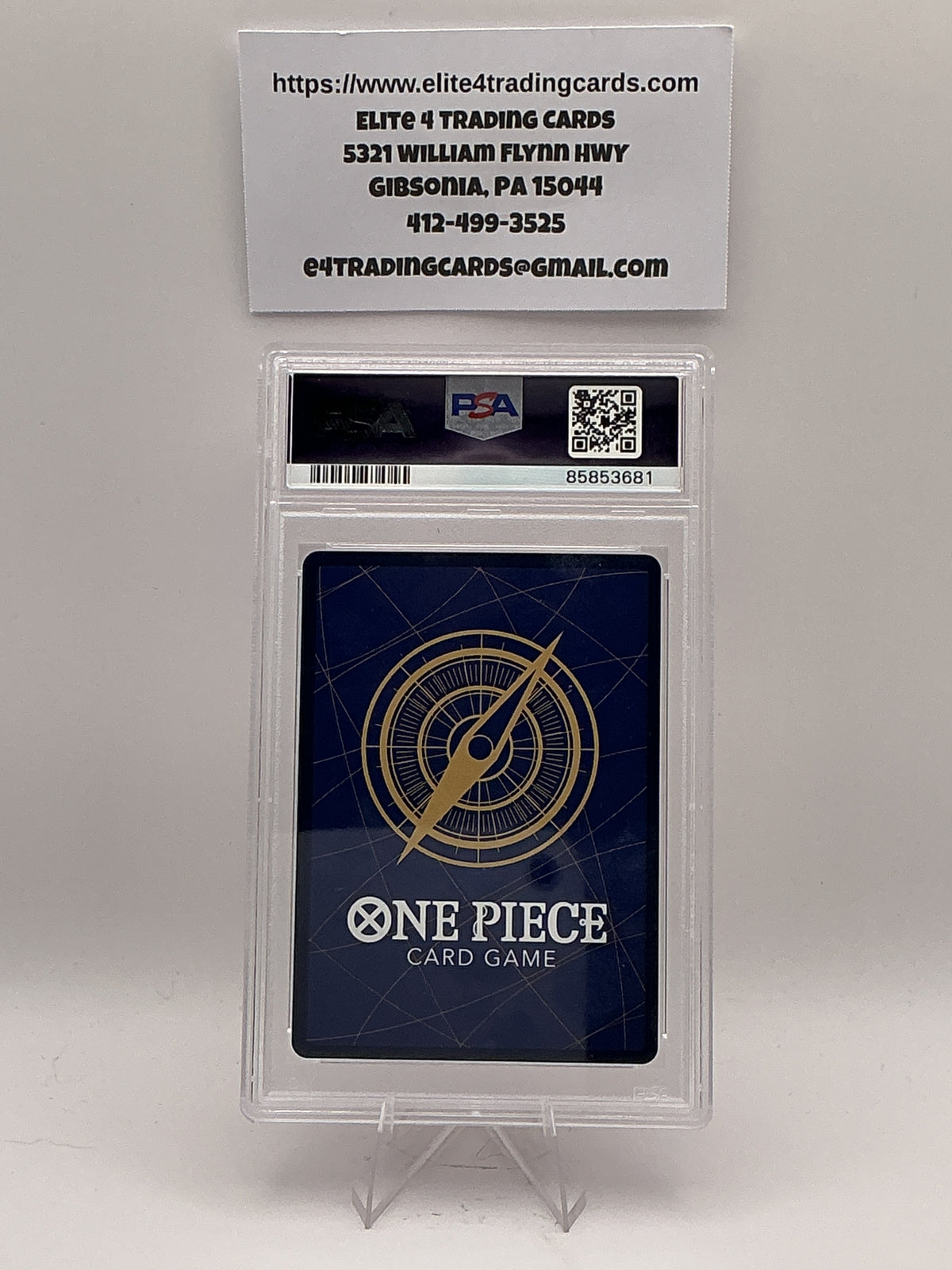 Edward.Newgate [Alternate Art] OP02-004 One Piece Paramount War (PSA 10)