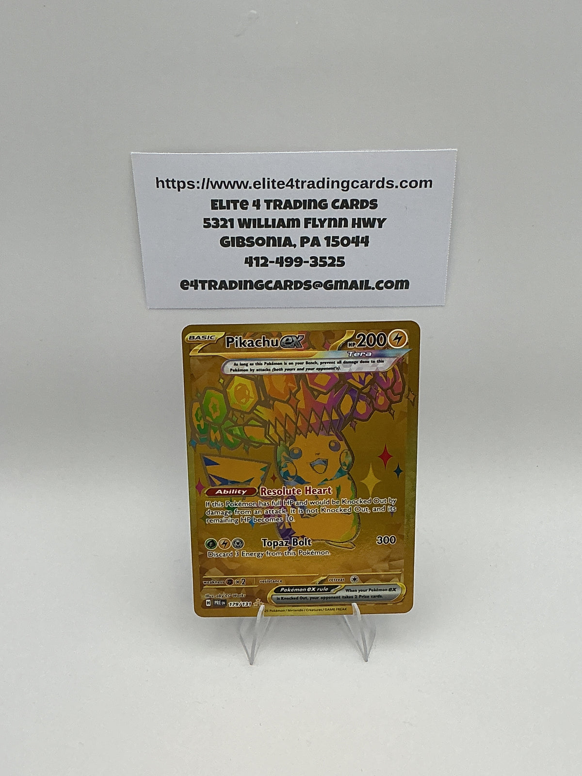 Pikachu ex - 179/131 - SV: Prismatic Evolutions (PRE)