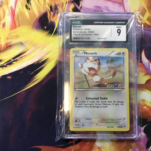 CGC 9 Meowth Toys R Us Promo