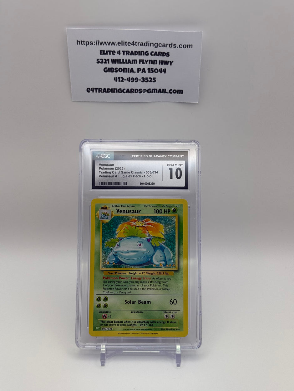 Venusaur #3 TCG Classic: Venusaur Deck (CGC 10)