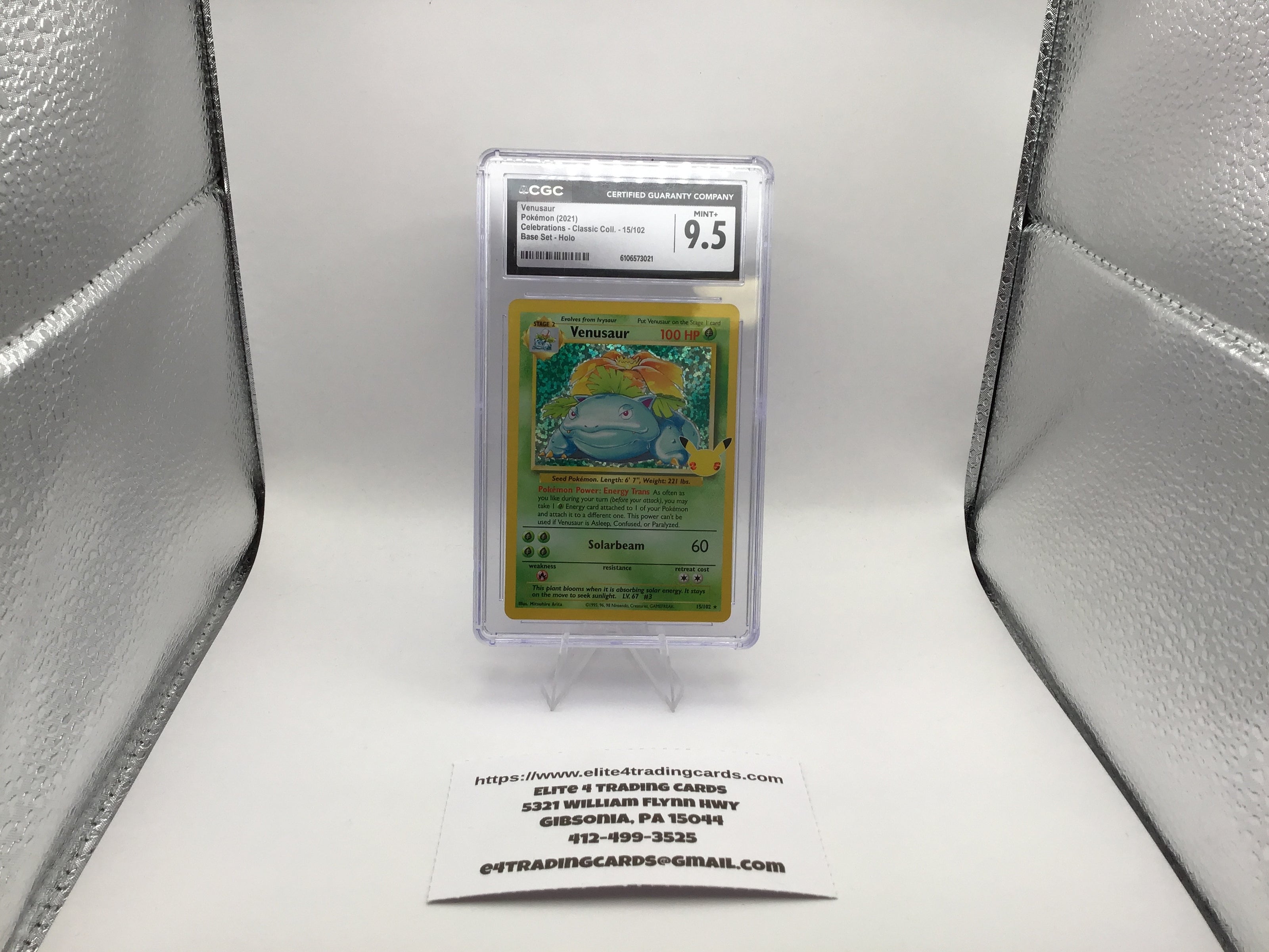 Venusaur #15 Pokemon Celebrations (CGC 9.5)