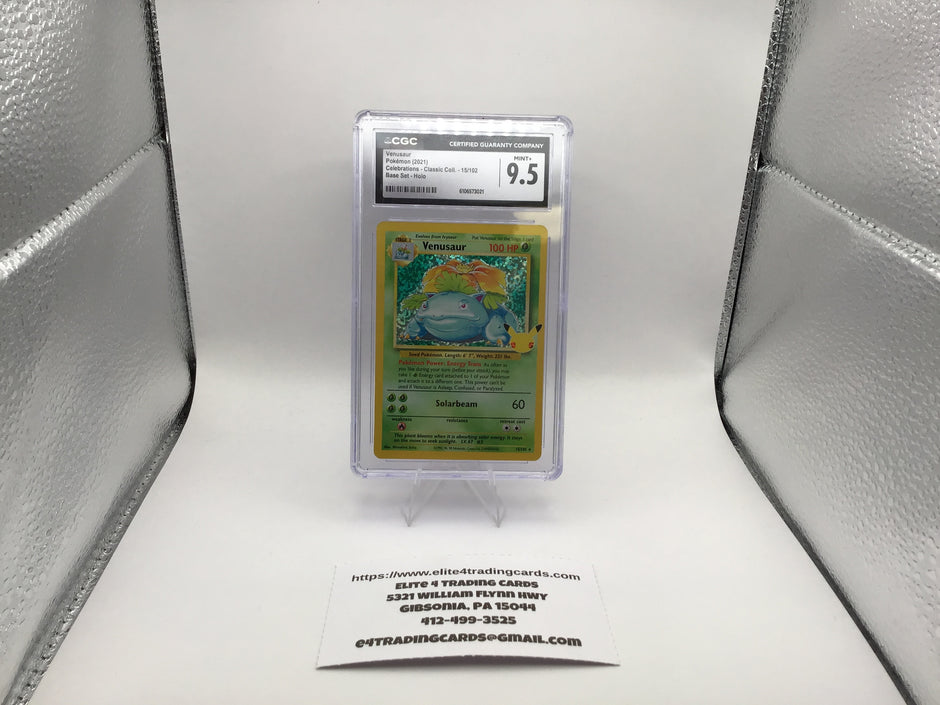 Venusaur #15 Pokemon Celebrations (CGC 9.5)