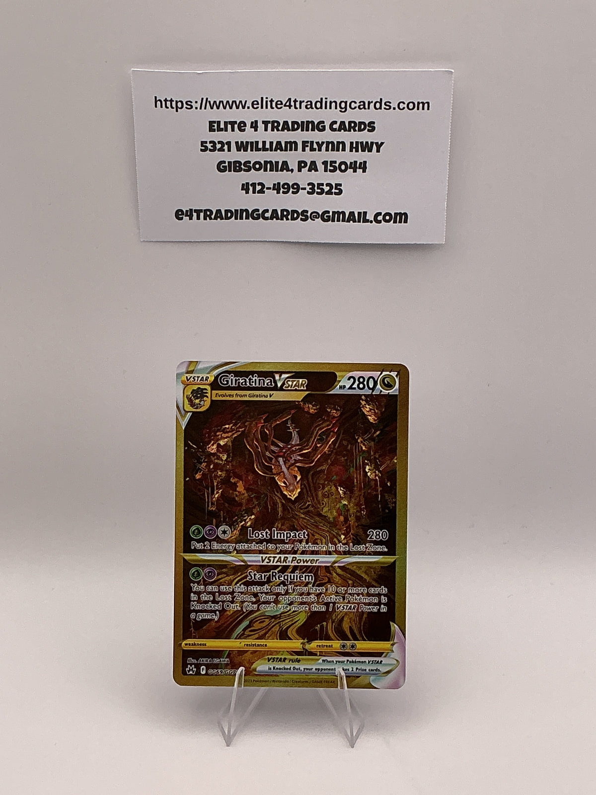 Giratina VSTAR (Secret) - SWSH: Crown Zenith: Galarian Gallery (CRZ:GG)