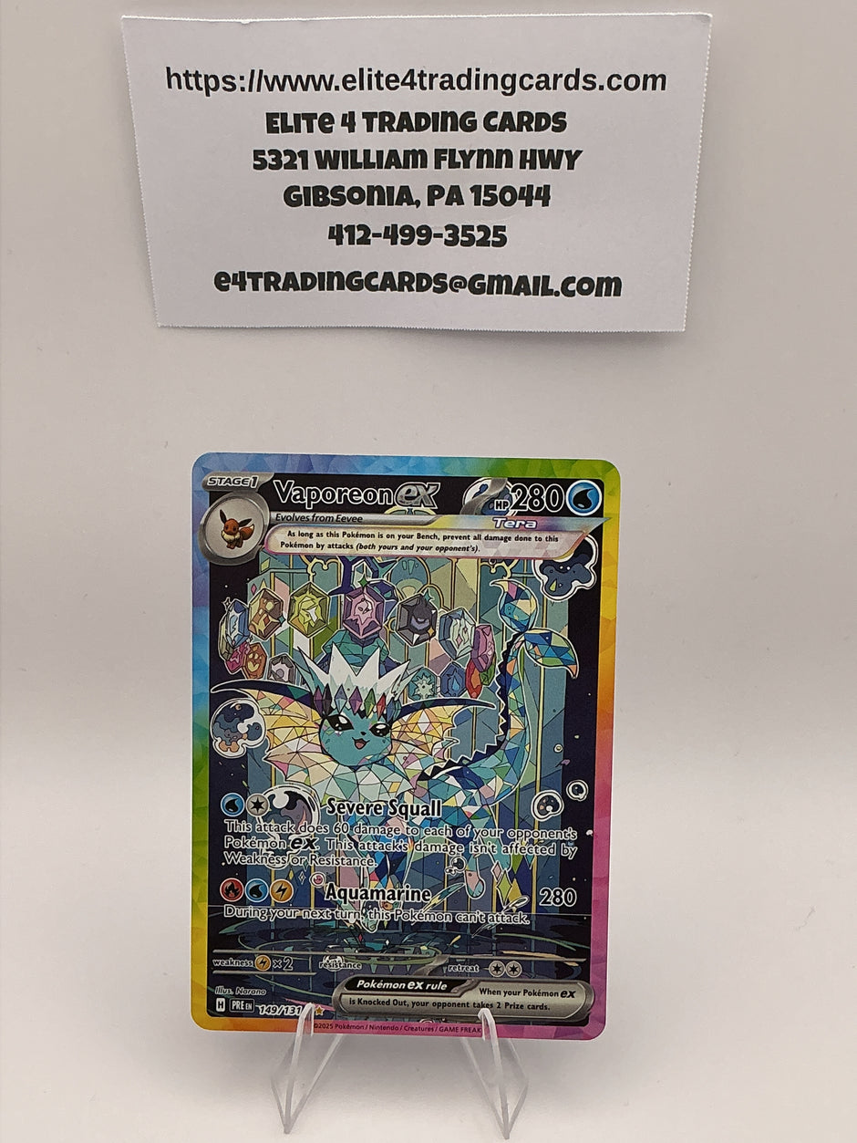Vaporeon ex - 149/131 - SV: Prismatic Evolutions (PRE)
