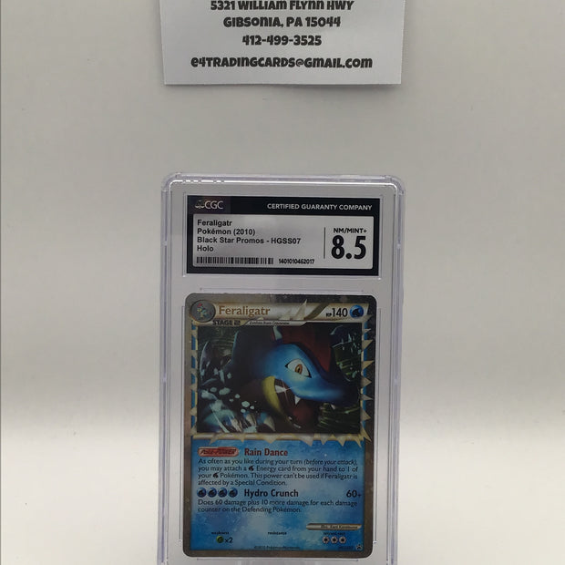 Feraligatr #HGSS07 Pokemon Promo (CGC 8.5)