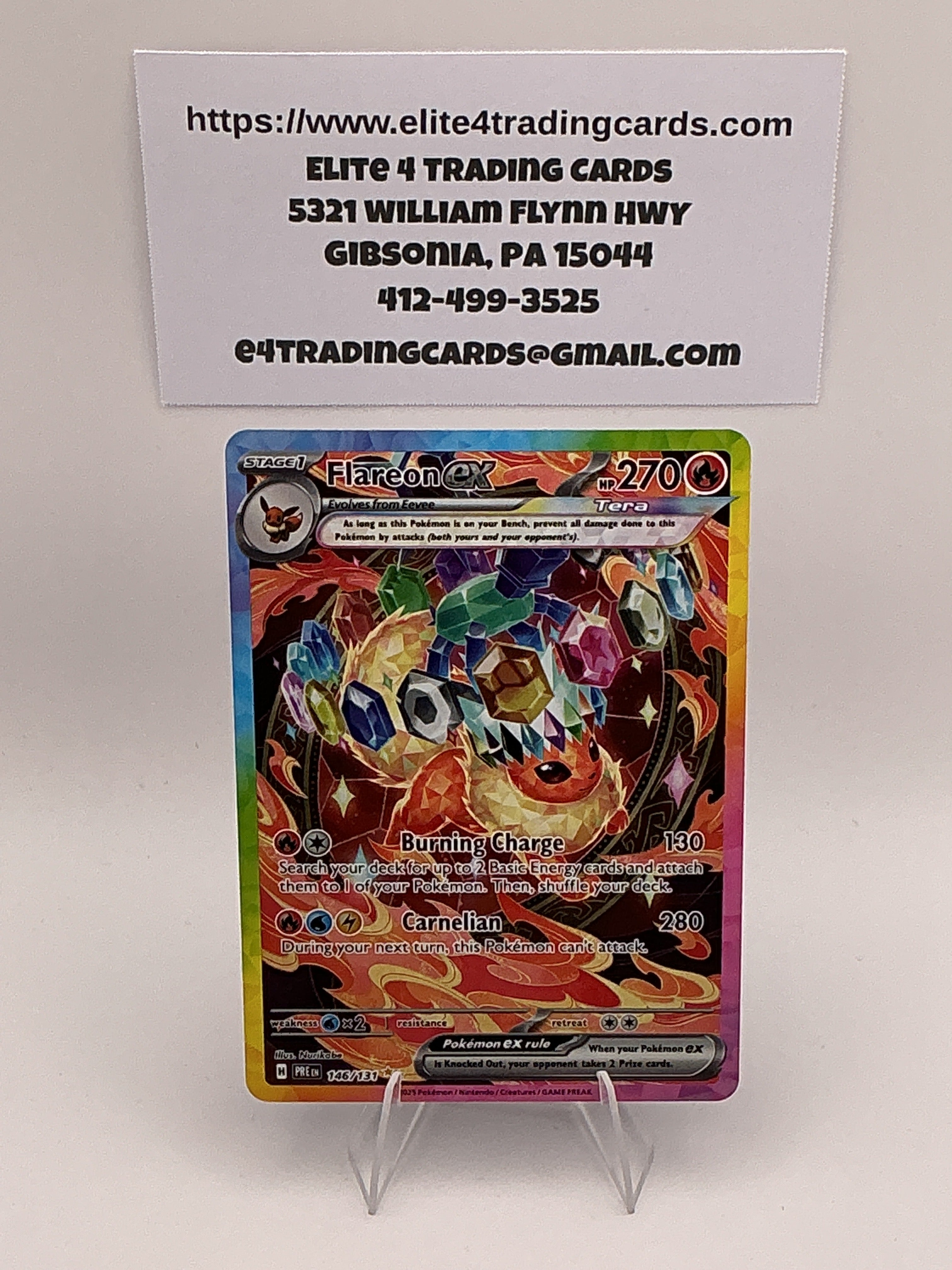 Flareon ex - 146/131 - SV: Prismatic Evolutions (PRE)