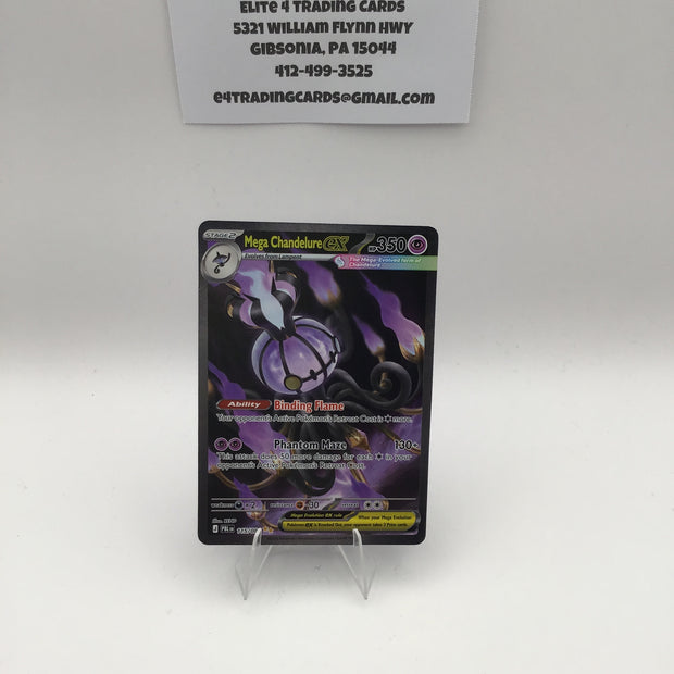 Mega Chandelure ex - 115/084 - ME05: Pitch Black (PBL) - NM
