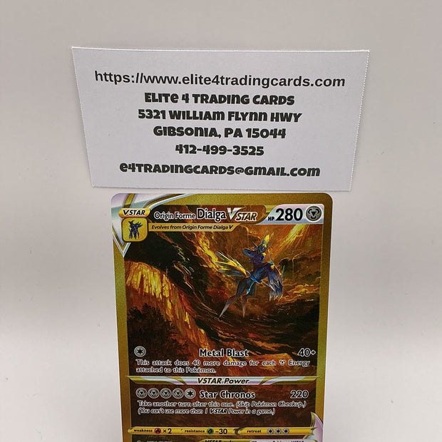 Origin Forme Dialga VSTAR (Secret) - SWSH: Crown Zenith: Galarian Gallery (CRZ:GG) - NM