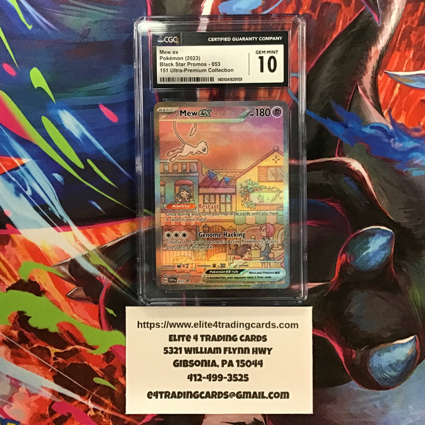 Mew ex #53 Pokemon Promo (CGC 10)