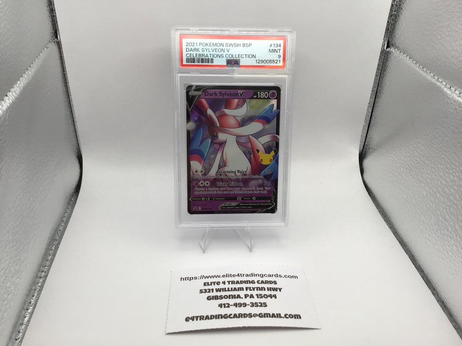 Dark Sylveon V #SWSH134 Pokemon Celebrations (PSA 9)