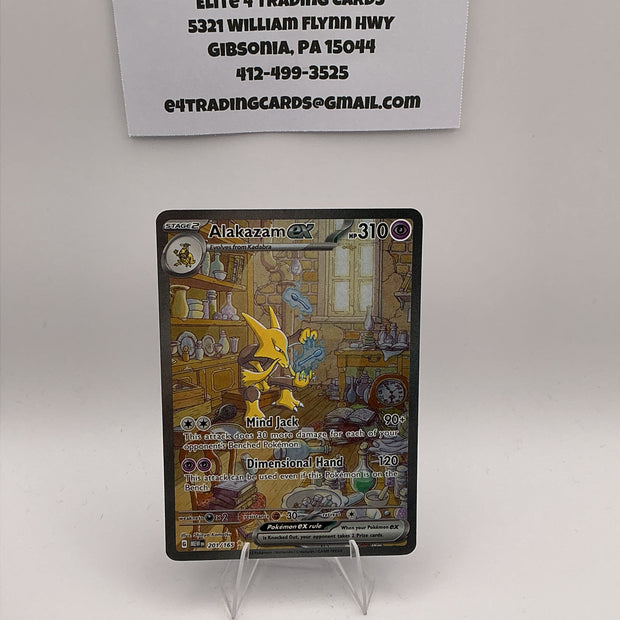 Alakazam ex - 201/165 - SV: Scarlet & Violet 151 (MEW) - NM