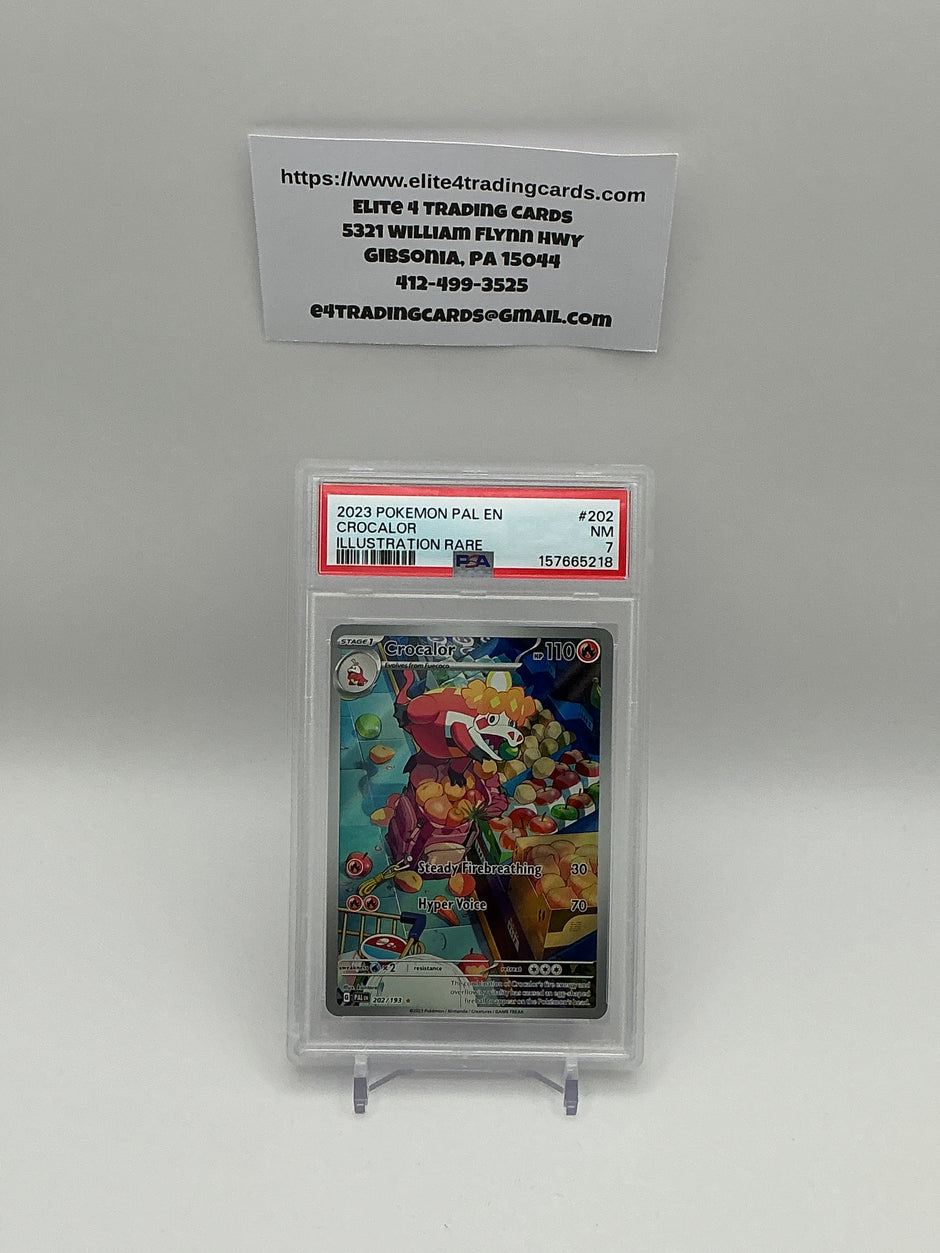 Crocalor #202 Paldea Evolved (PSA 7)
