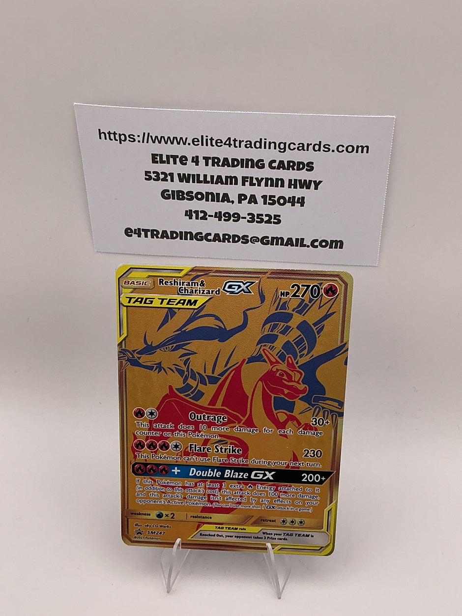 Reshiram & Charizard GX - SM247 - SM Promos (SMP) (LP)