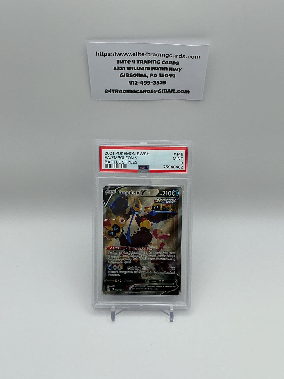 Empoleon V #146 Battle Styles (PSA 9)