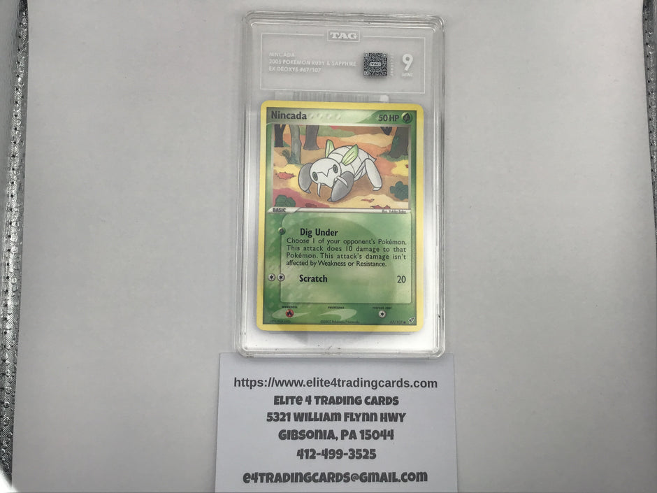 Nincada #67 Pokemon Deoxys (TAG 9)