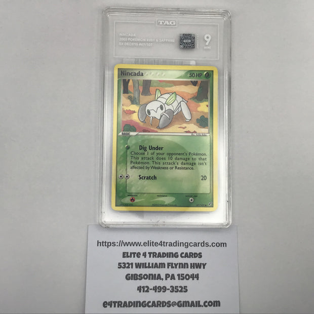 Nincada #67 Pokemon Deoxys (TAG 9)