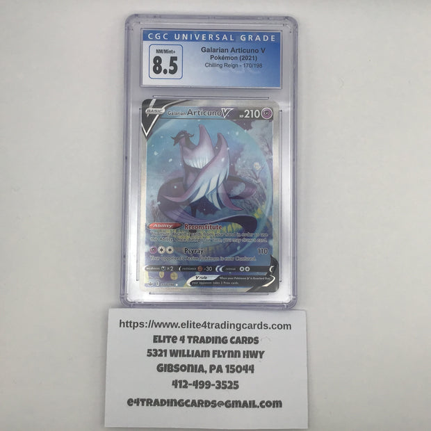 Galarian Articuno V CGC 8.5