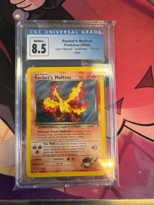 Rocket’s Moltres #12 CGC 8.5