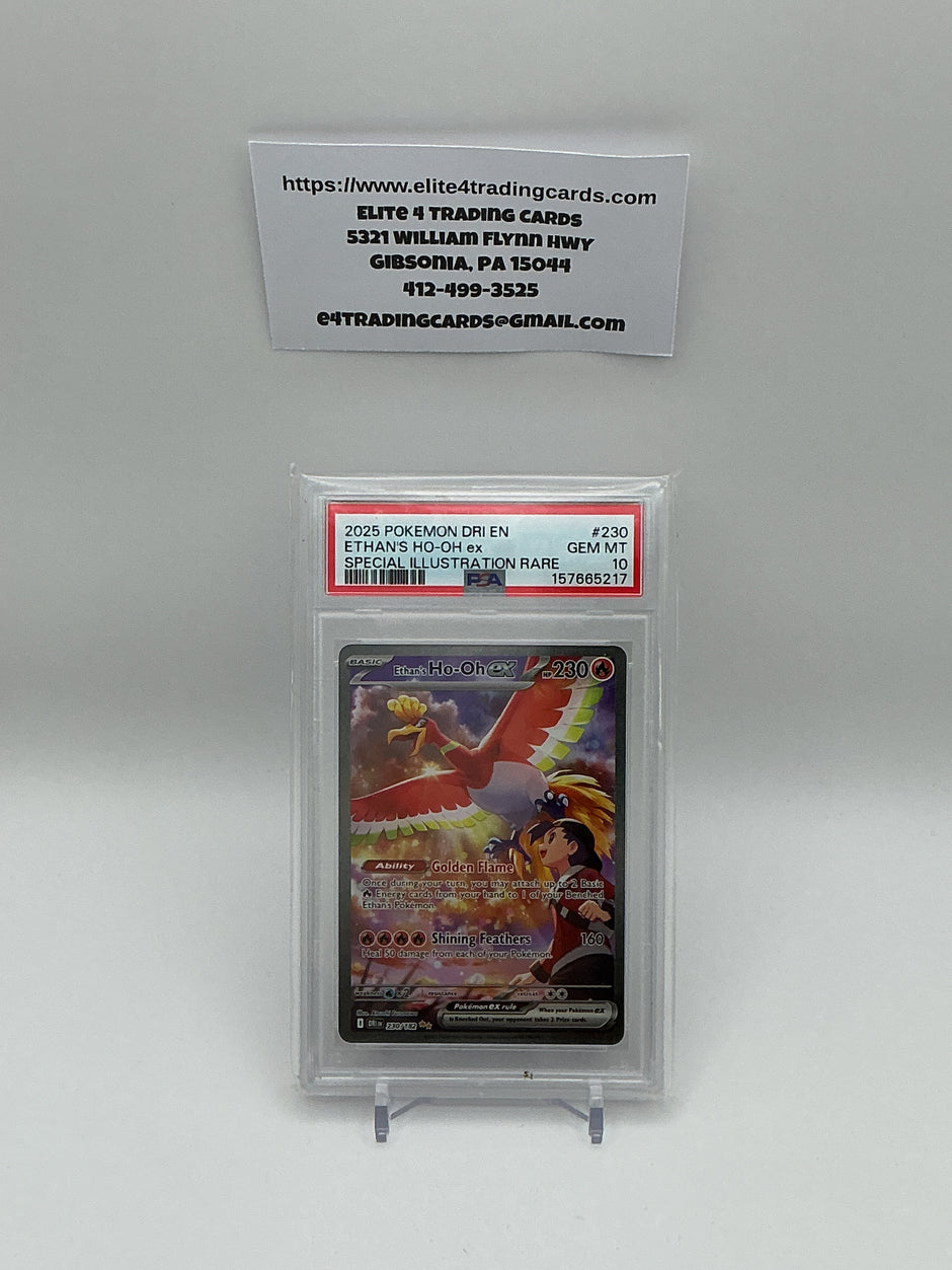 Ethan's Ho-Oh ex #230 Destined Rivals (PSA 10)