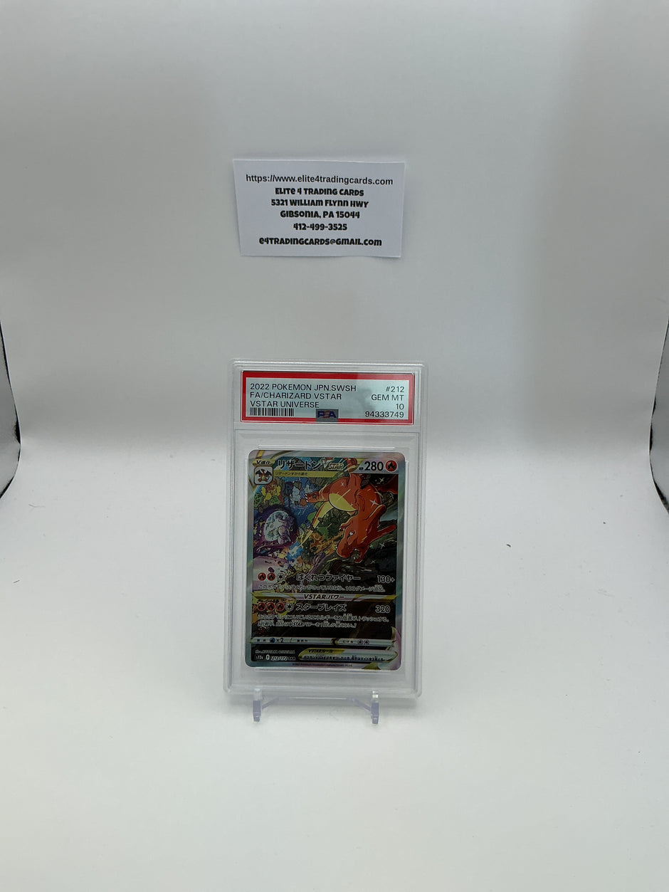 Charizard VSTAR #212 Pokemon Japanese VSTAR Universe (PSA 10)