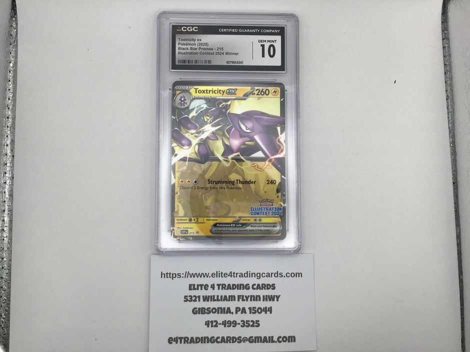 Toxtricity Ex #215 Pokemon Promo (CGC 10)