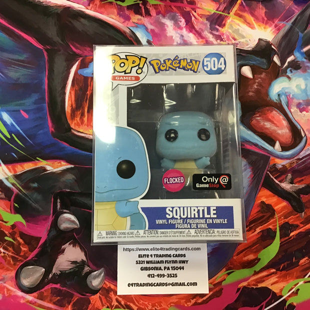 Squirtle #504 [Flocked] Funko Pop!