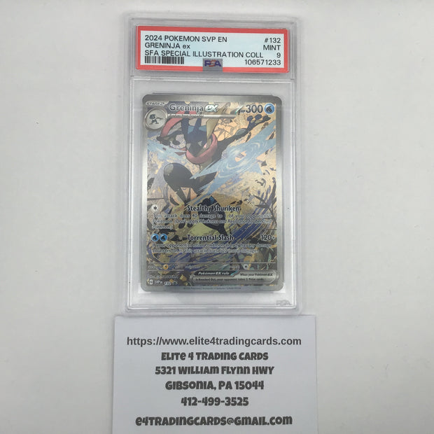 Greninja Ex #132 Pokemon Promo (PSA 9)