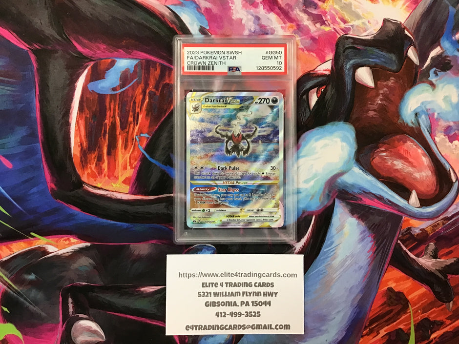 Darkrai VStar #GG50 Pokemon Crown Zenith (PSA 10)