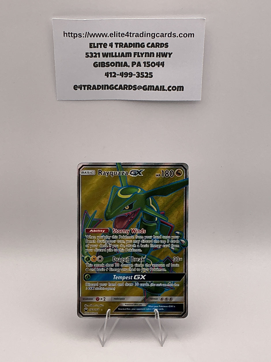 Rayquaza GX (Full Art) - SM - Celestial Storm (CES) - LP