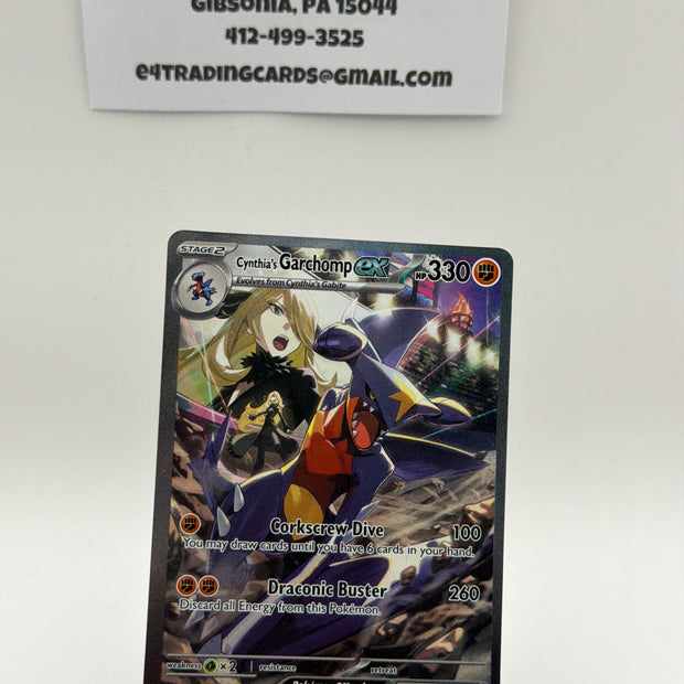 Cynthia's Garchomp ex - 232/182 - SV10: Destined Rivals (DRI) - NM
