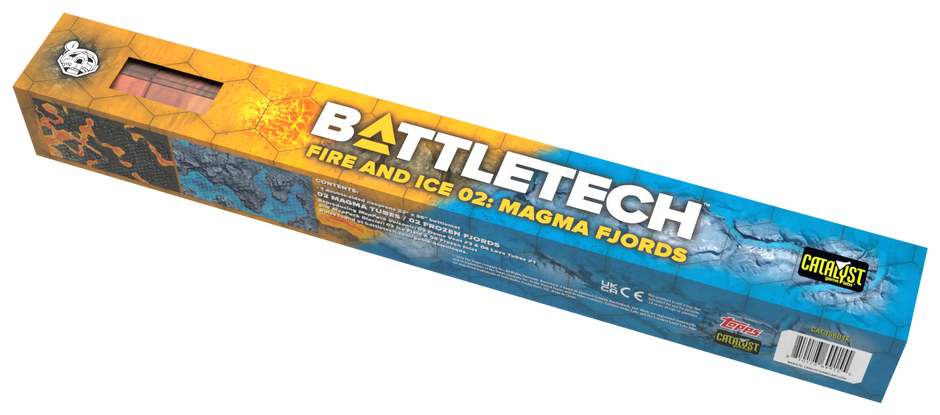 Battletech: Battlemat: Fire and Ice Magma Fjords