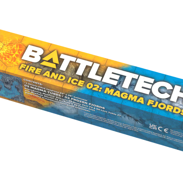 Battletech: Battlemat: Fire and Ice Magma Fjords