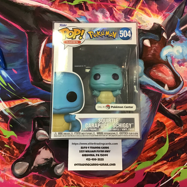 Squirtle #504 [Pearlescent] Pokemon Center Funko Pop!